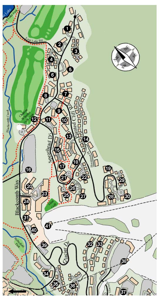 Accommodation Map - Whistler Upper Village