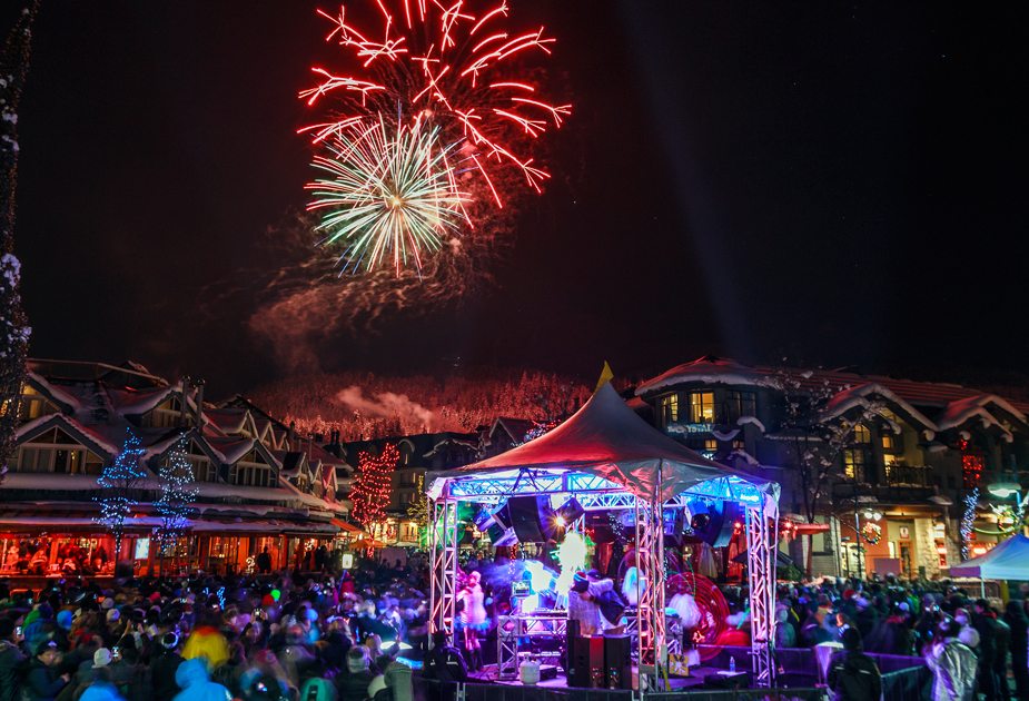 Whistler New Year’s Eve Fireworks Whistler Luxury Home Rentals